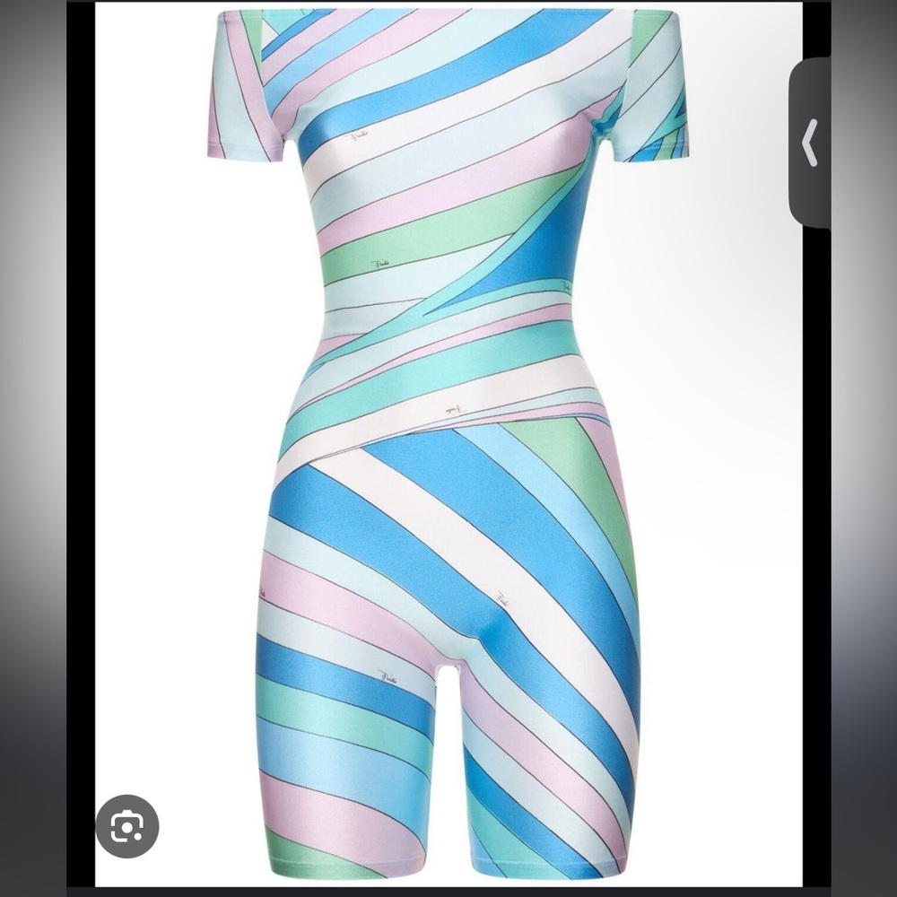 Emilio Pucci Women's Shiny Lycra Jumpsuit